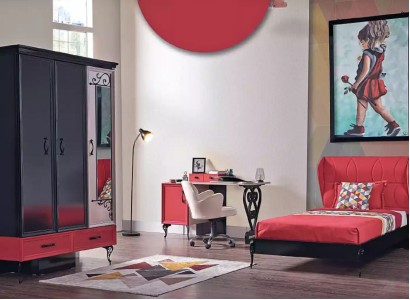 Классический шкаф Loft для спальни, дизайн мебели 131x60x200.
